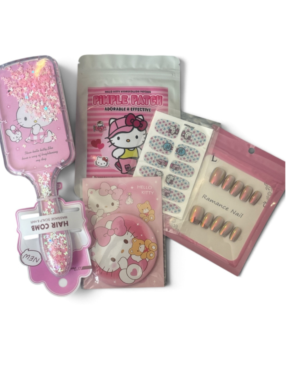 Hello Kitty Beauty Set One Size Pink and White